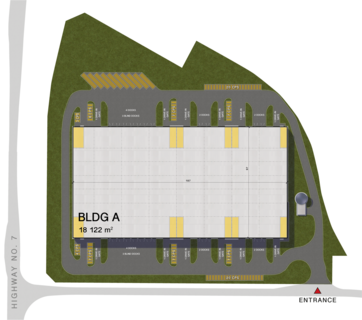Kiadó raktár LogStar Park Fehérvár M7
